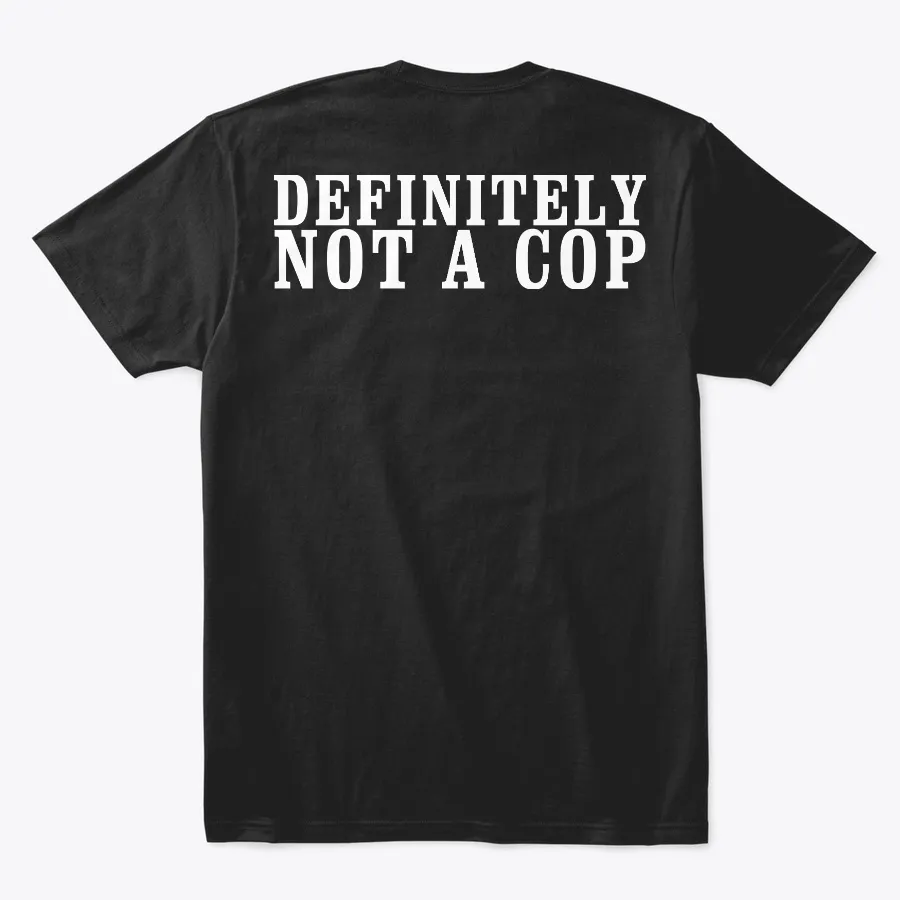 Definitely Not A Cop Costume