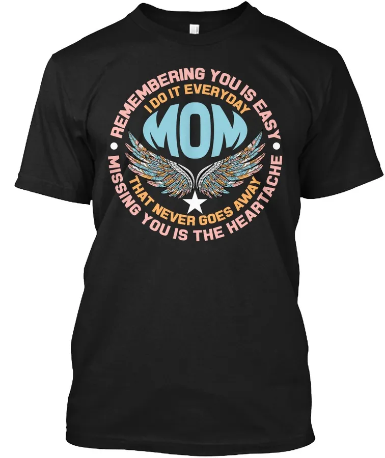 "Mom Memorial Shirt Mom Remembering Gift - Names t-shirt"