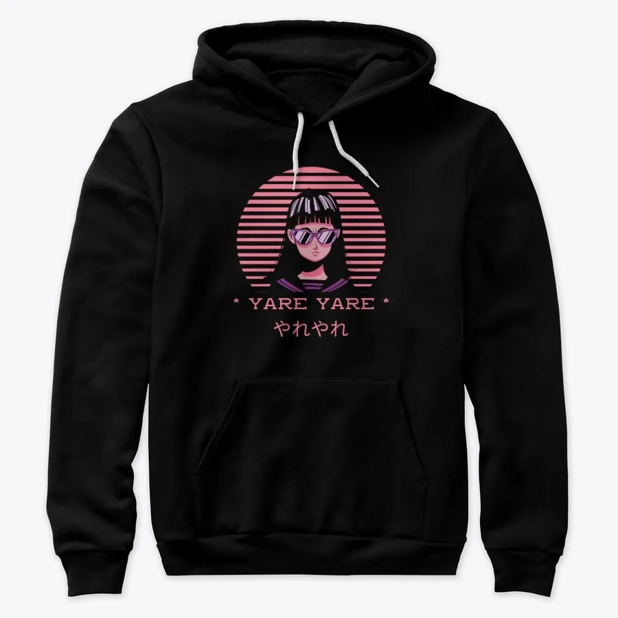 Anime Retro Style Girl Yare Yare