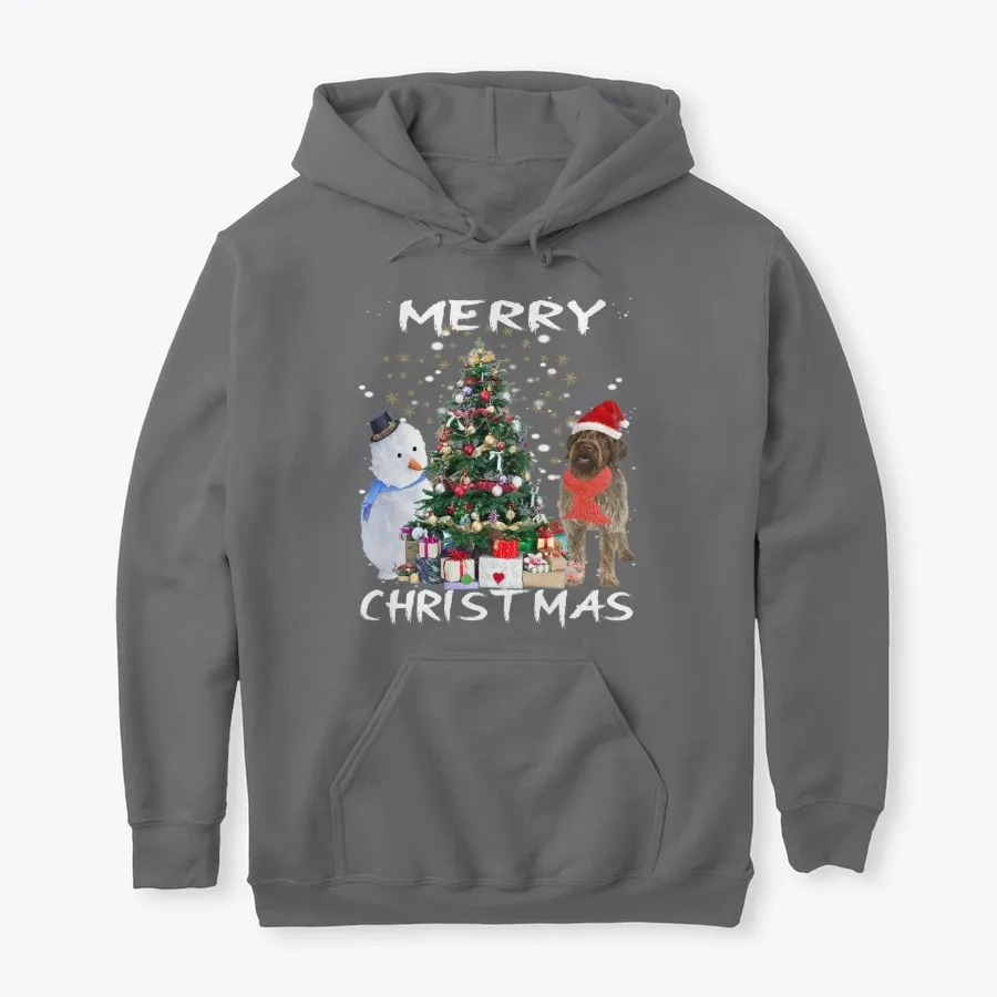 Wirehaired Pointing Griffon Christmas