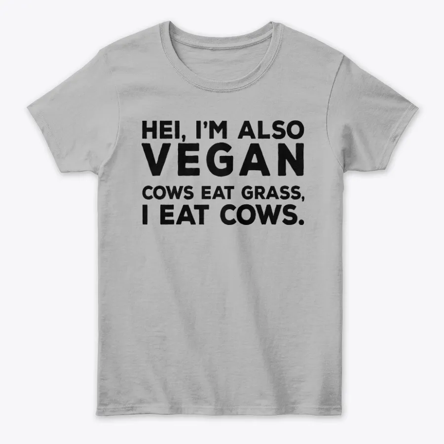 Funny Anti Vegan Bbq Jokes Tee