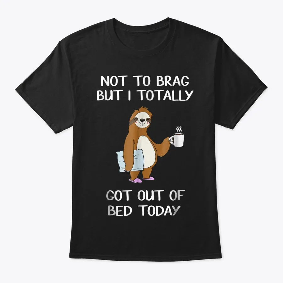 Funny Sloth T Shirt Sleepy Pajama T Shir