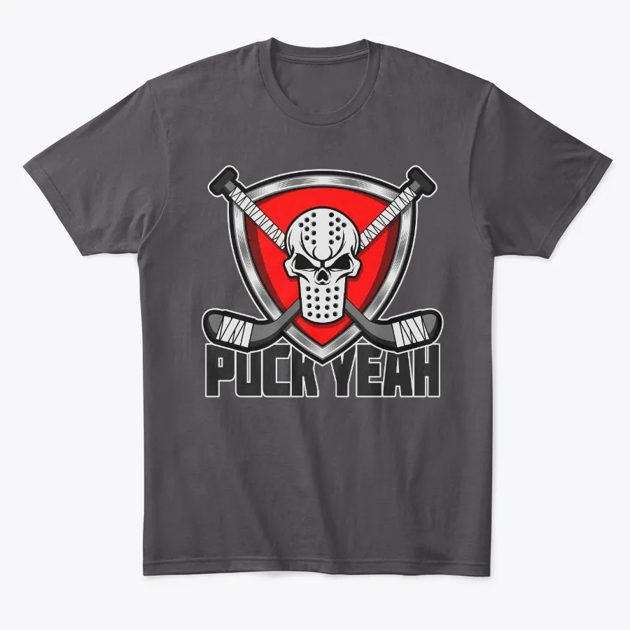 Puck Yeah Ice Hockey Fan Gift For