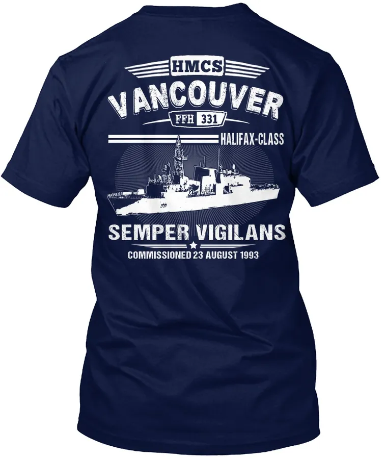 Limited Edition Hmcs Vancouver Tshirt