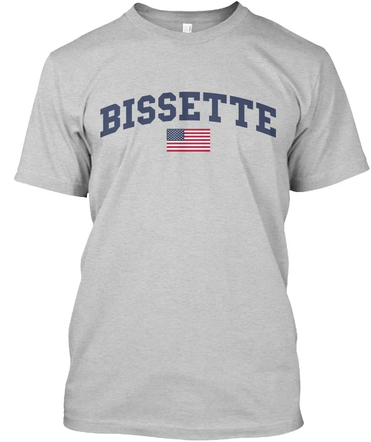 Bissette Family Flag - Names t-shirt