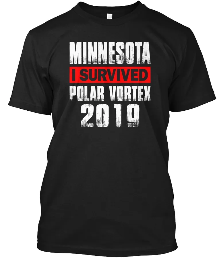 Minnesota Polar Vortex Tshirt I Survived - Names t-shirt