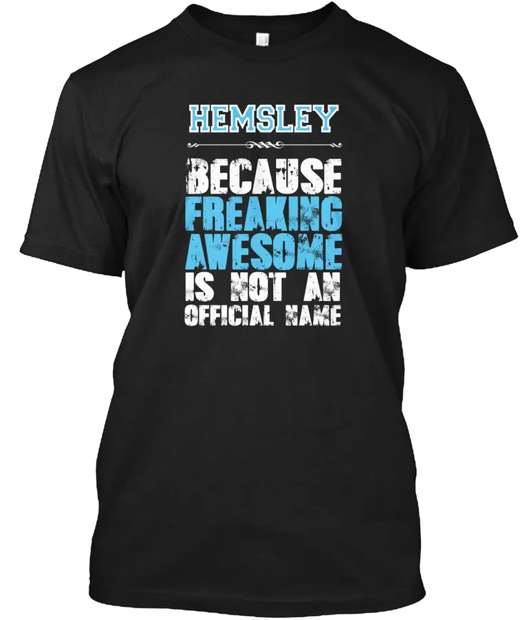 Awesome Hemsley Name T-shirt