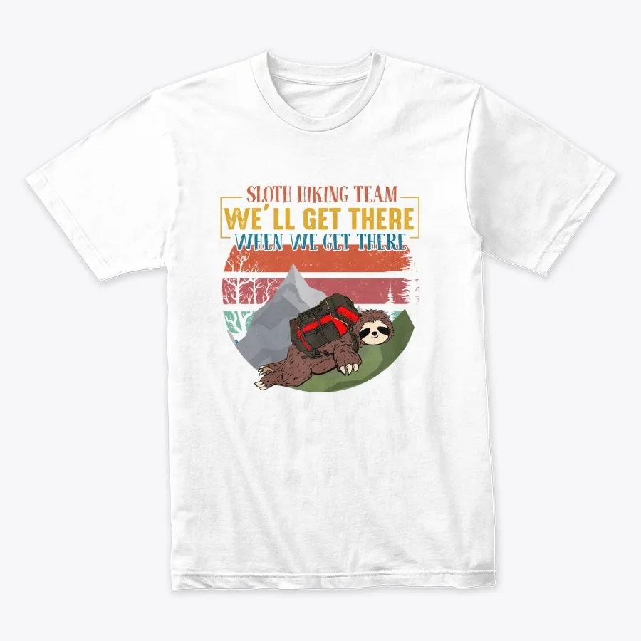 Sloth Hiking Team Shirt