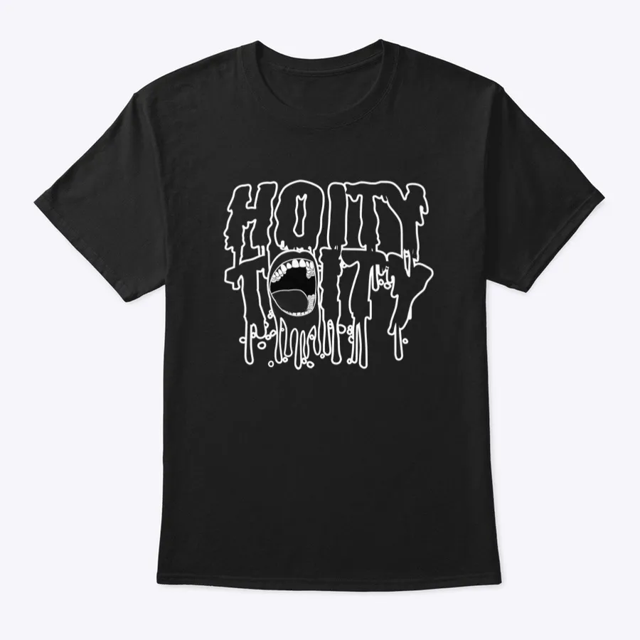 White Logo On Tee