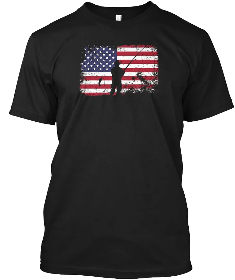 American Flag Fishing Shirts