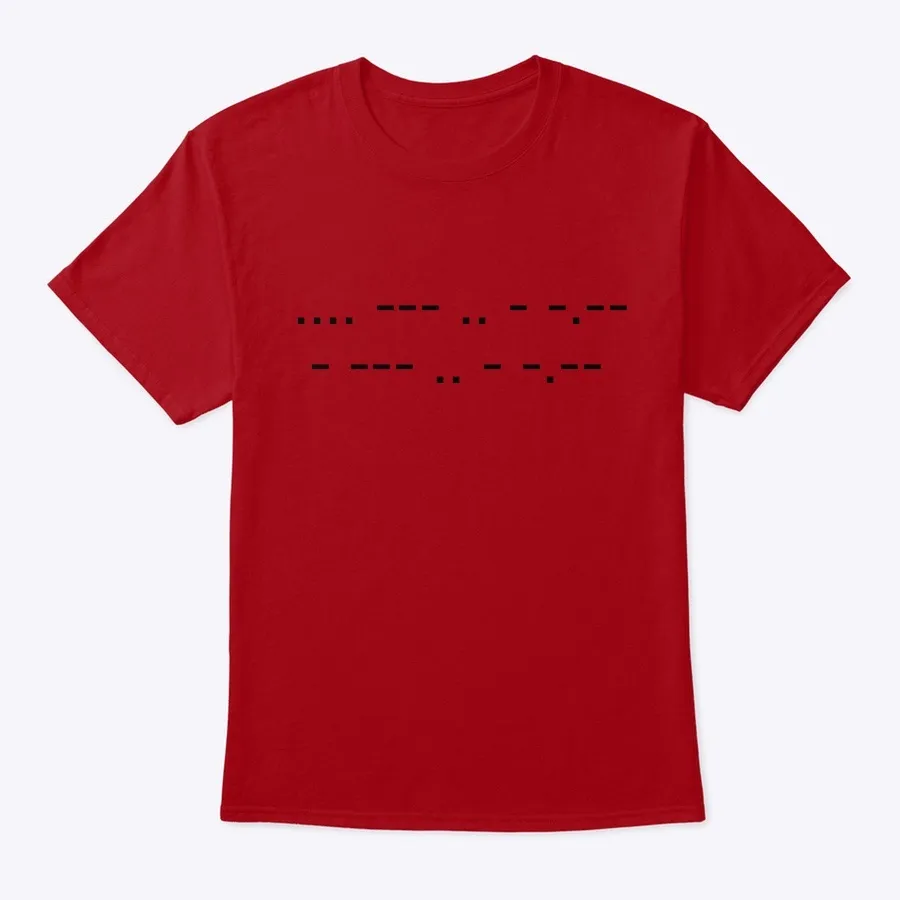 Morse Code Tee