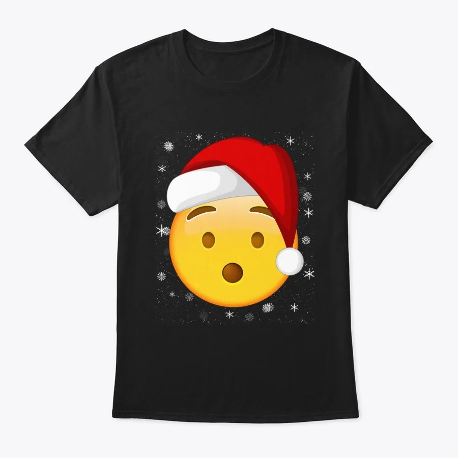 Hushed Face Emoji Christmas