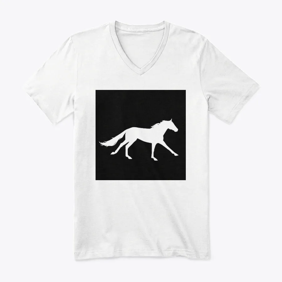 Black And White Horse