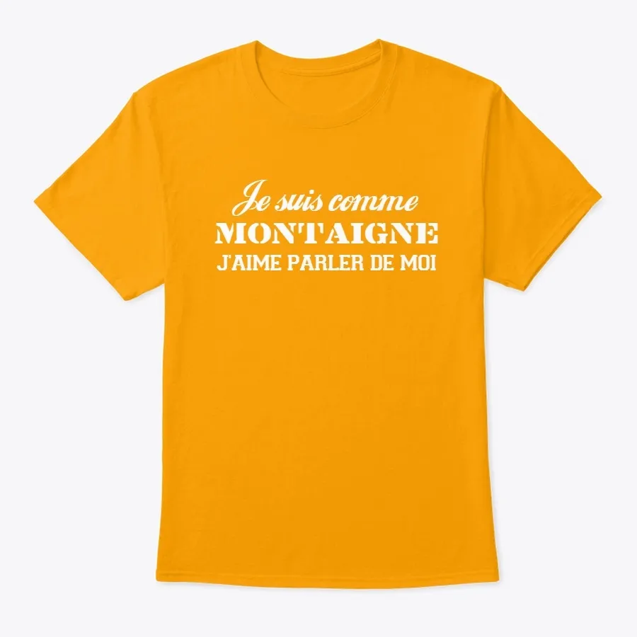 Je Suis Comme Montaigne Couleur