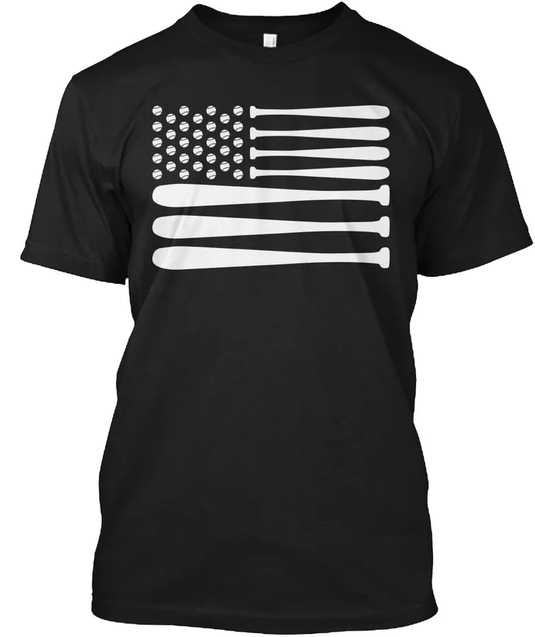 Baseball Softball Usa American Flag