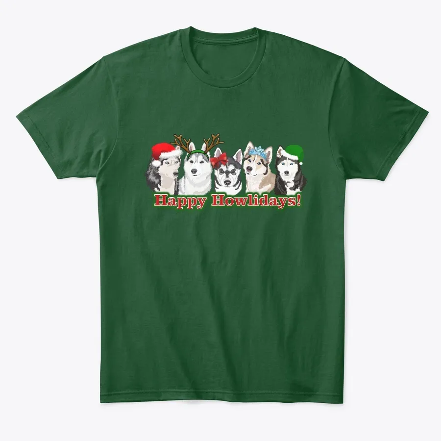 Husky Happy Howlidays