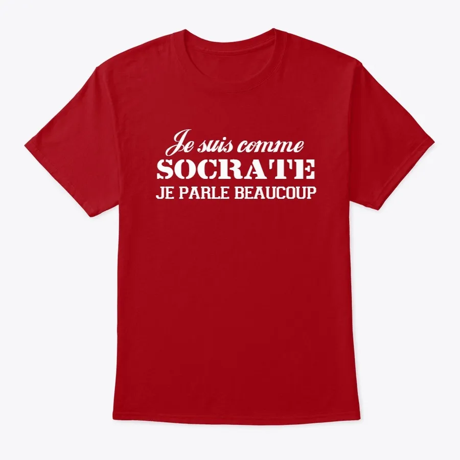 Je Suis Comme Socrate Couleur