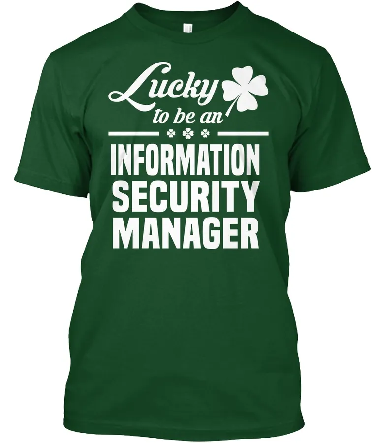 "Information Security Manager - Names t-shirt"