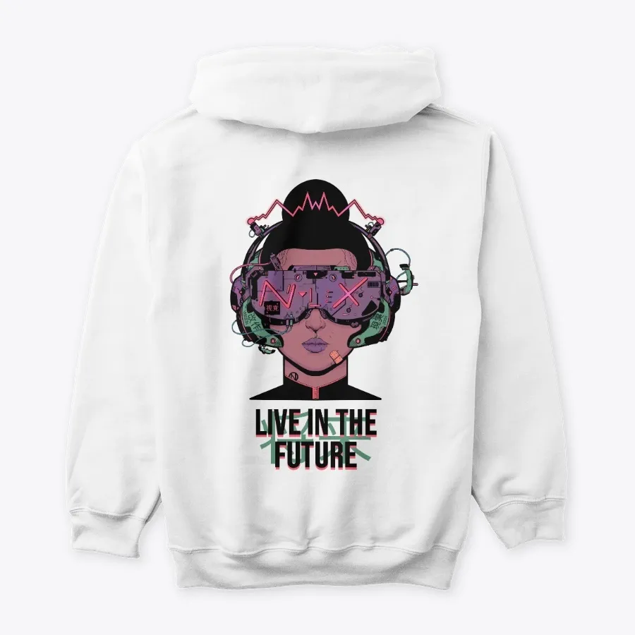 "Live In The Future Hoodie - Names t-shirt"