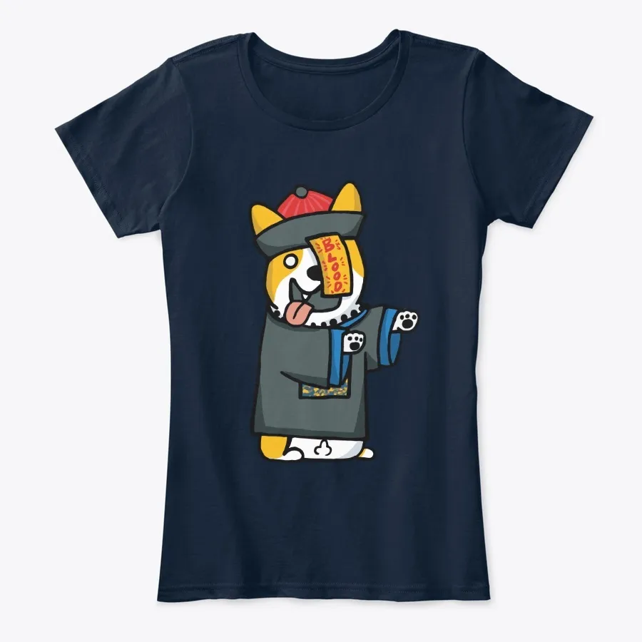 Jiangshi Chinese Zombie Corgi