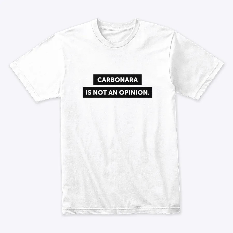 Carbonara Is Not An Opinion