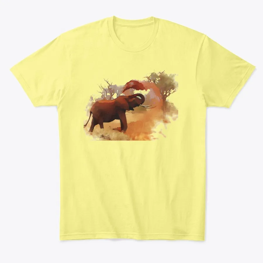 "Elephant In Habitat - Names t-shirt"