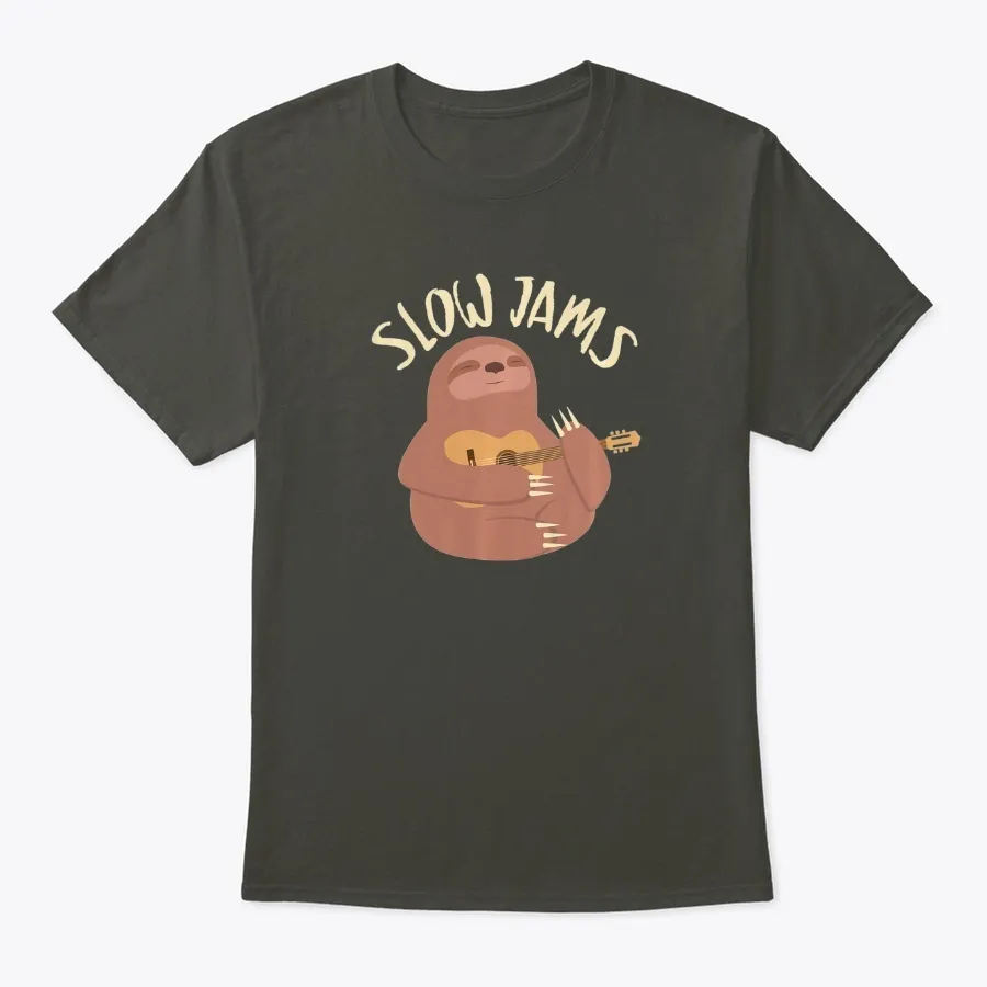Cool Sloth Playing Guitar Jams Shirt -