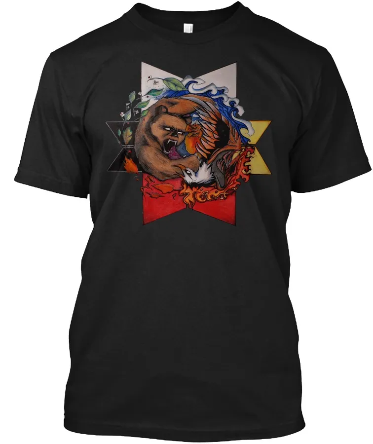 Mikmaq Folkloremedicine Wheel Tee