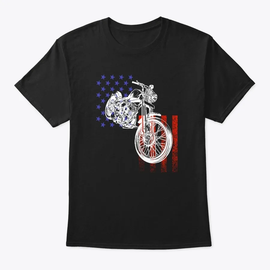 Dirt Bike American Flag Motocross Enduro