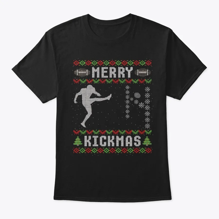 Football Funny Christmas Team Kicker