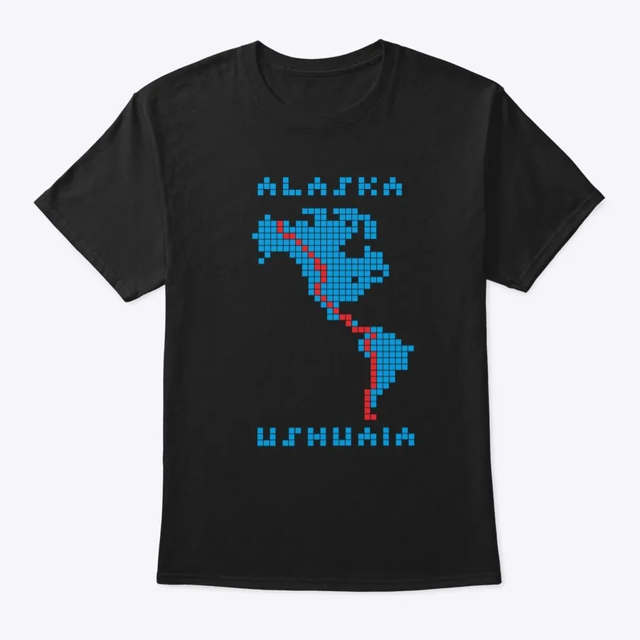 Kob Ushuaia-alaska Pixelated Map