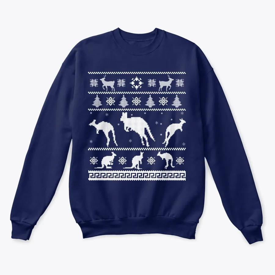 Kangaroo Ugly Christmas Sweater