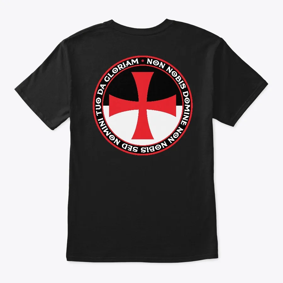 Knights Templar Battle Flag W Motto