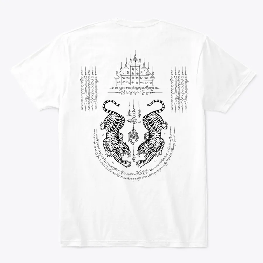 [back Side]thai Sak Yant Tattoo Hot Tee
