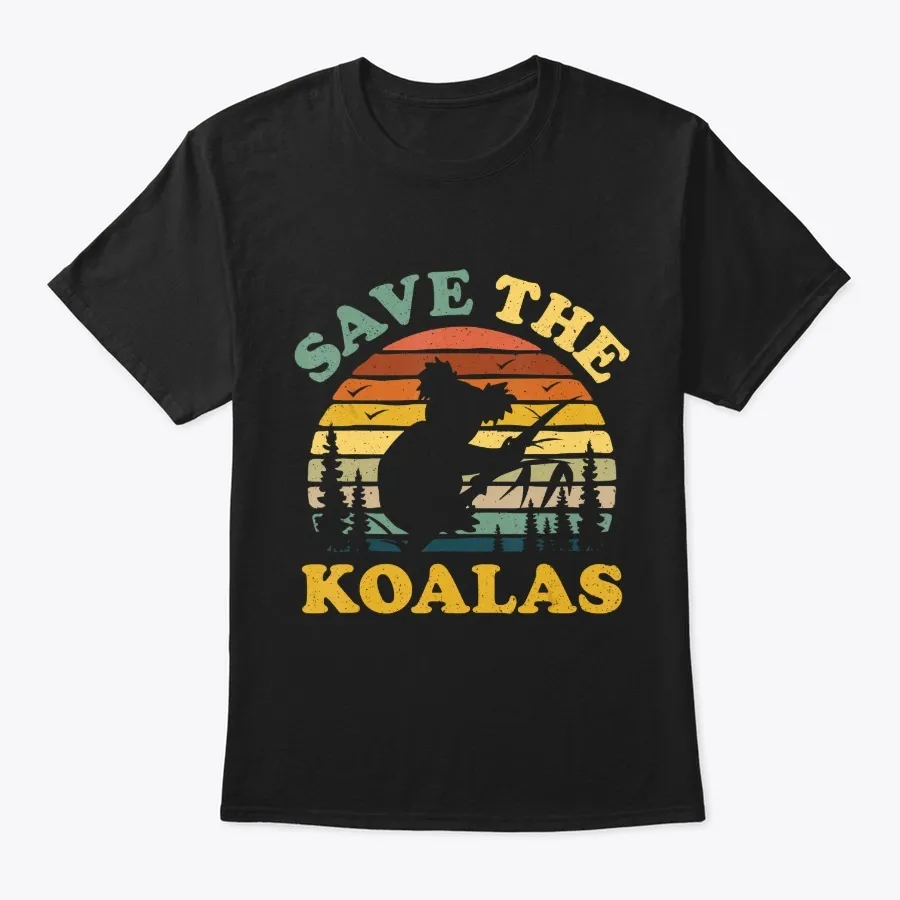 Save The Koala Vintage Retro Animal