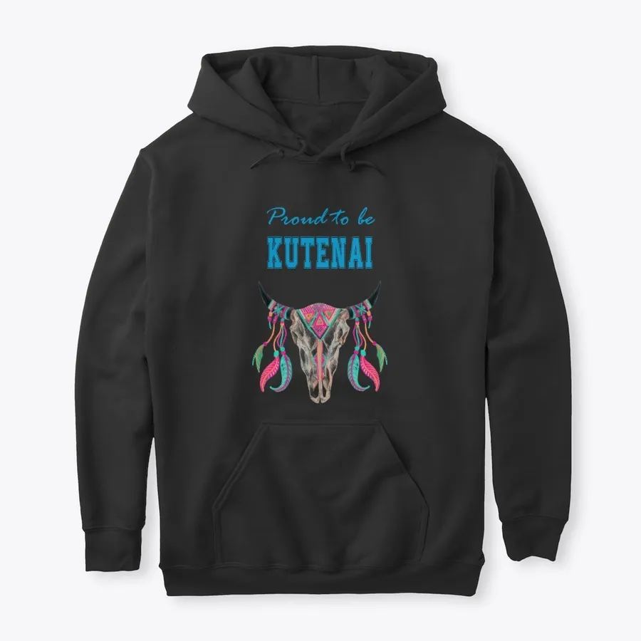 Proud To Be Kutenai Buffalo Skull