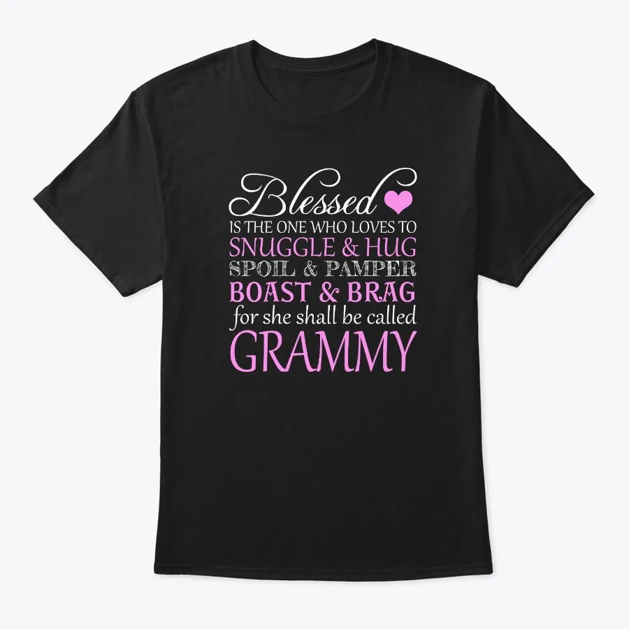 Blessed Is The One Who Loves To Snuggle - Names t-shirt