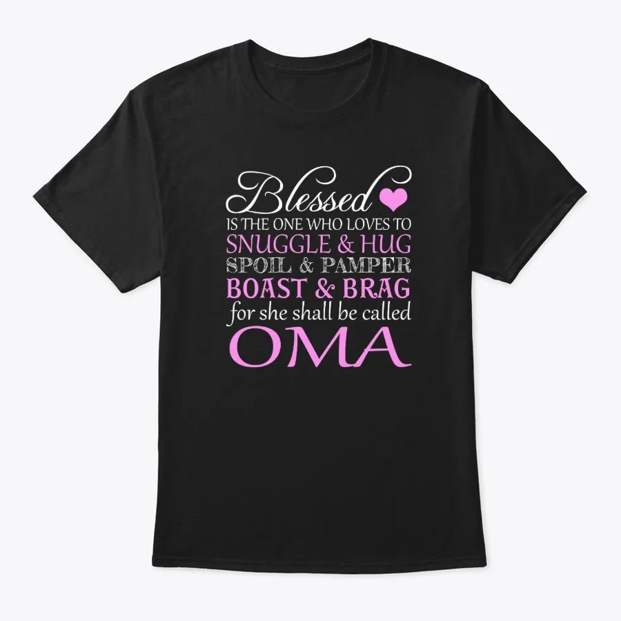 Blessed Is The One Who Loves To Snuggle - Names t-shirt