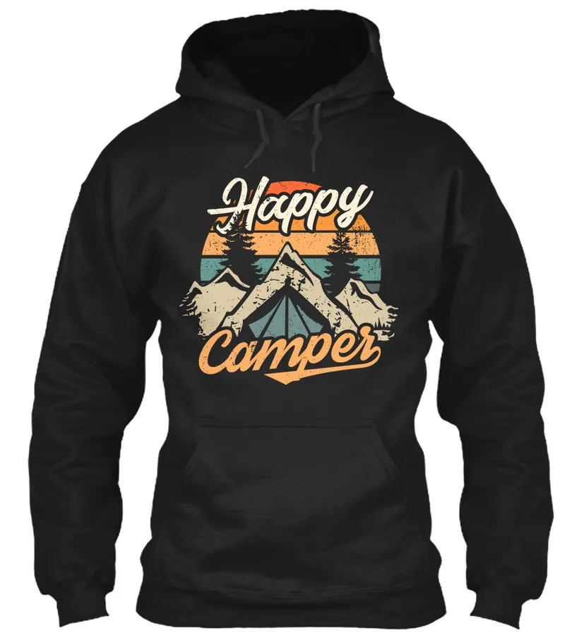Vintage Happy Camper Funny Camping Gifts