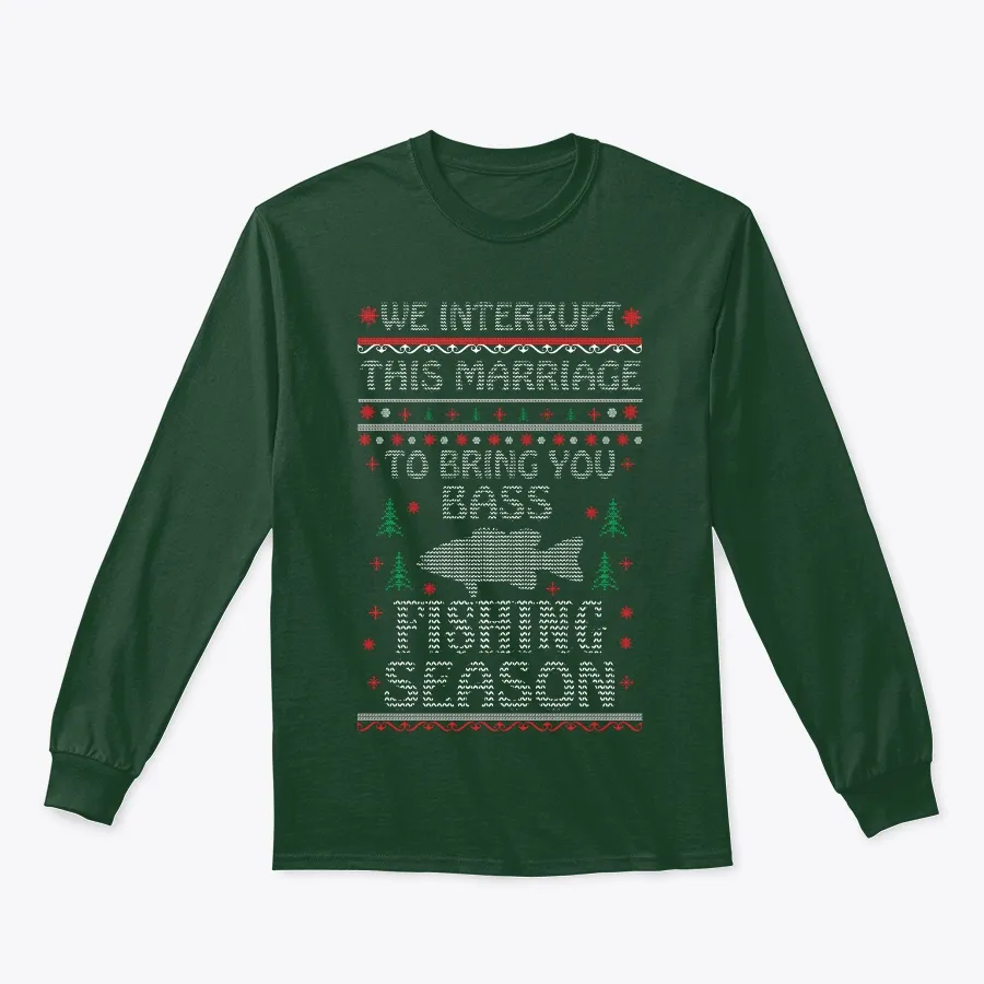 Fishing Season Ugly Christmas Sweater