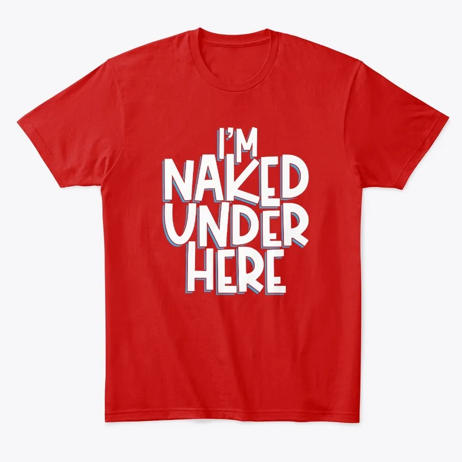 Im Naked Under Here - Scary Snowman