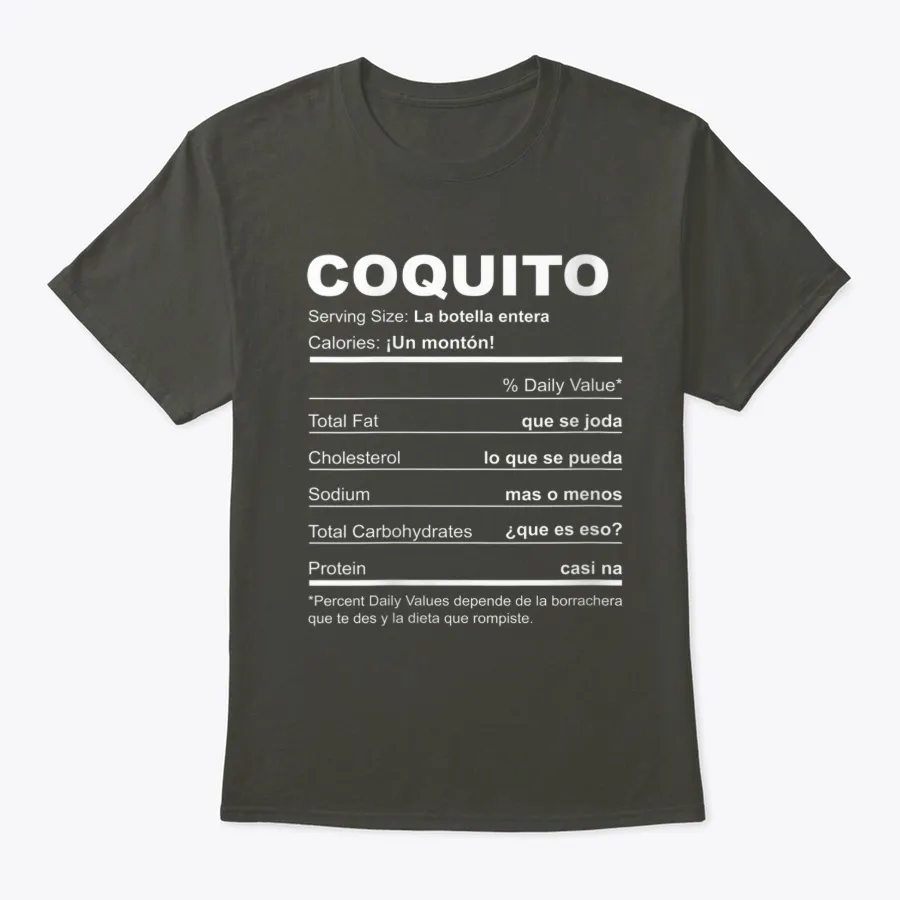 Funny Nutrition Facts For Coquito