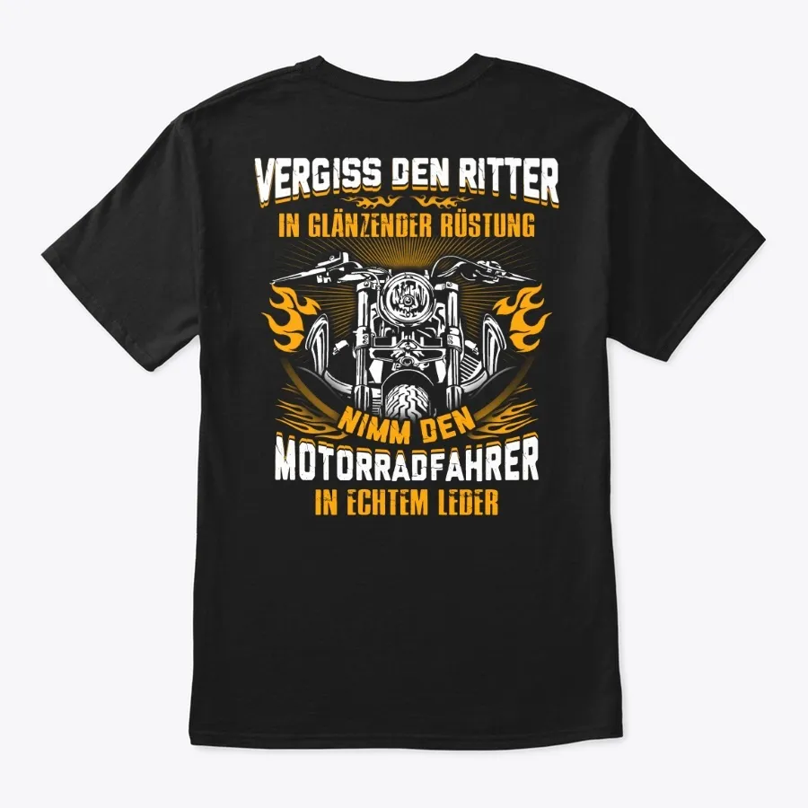 Motorrad Vergiss Den Ritter T-shirt
