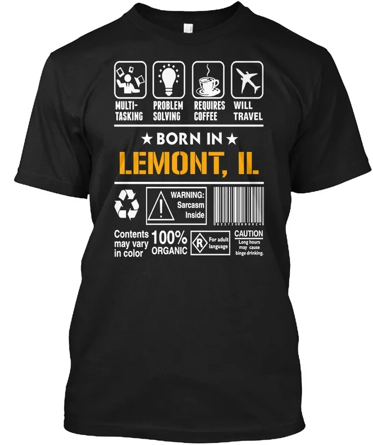 Born In Lemont Il - Customizable City