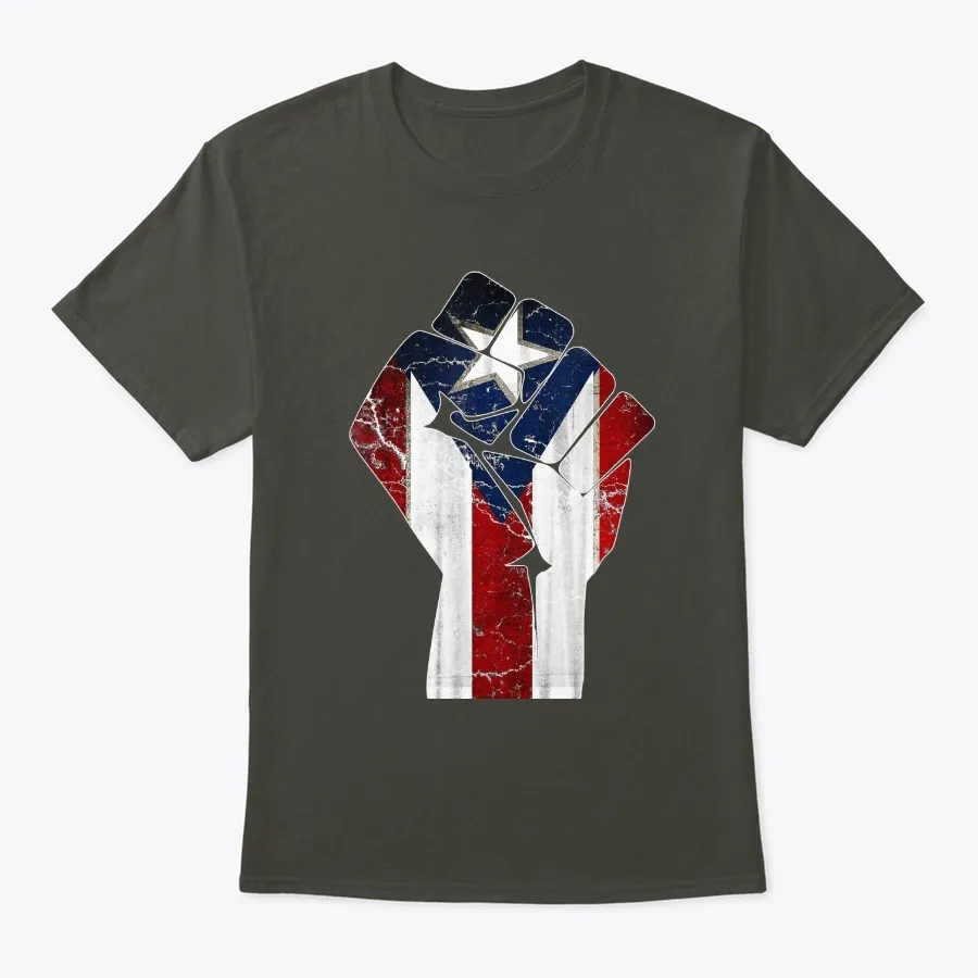 Puerto Rico Resiste Boricua Flag Tshir