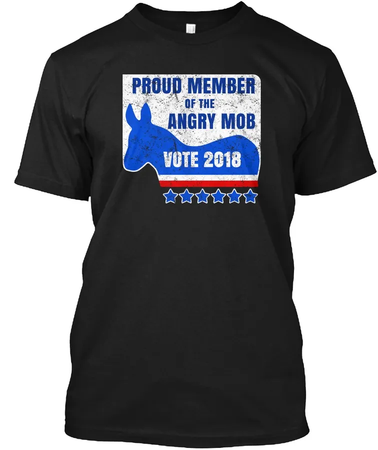 Angry Mob Anti-trump Vote Democrat