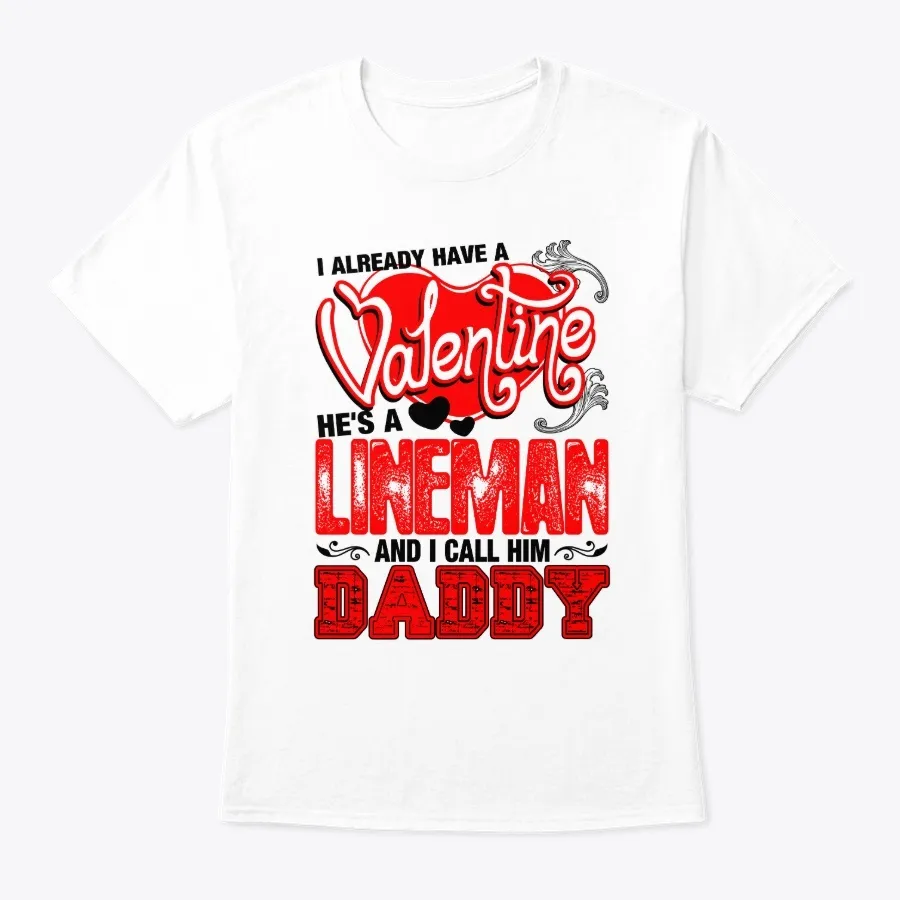 Valentine Lineman Daddy