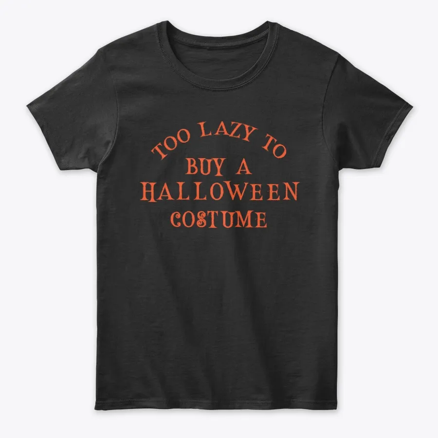 Lazy Halloween Costume Tees