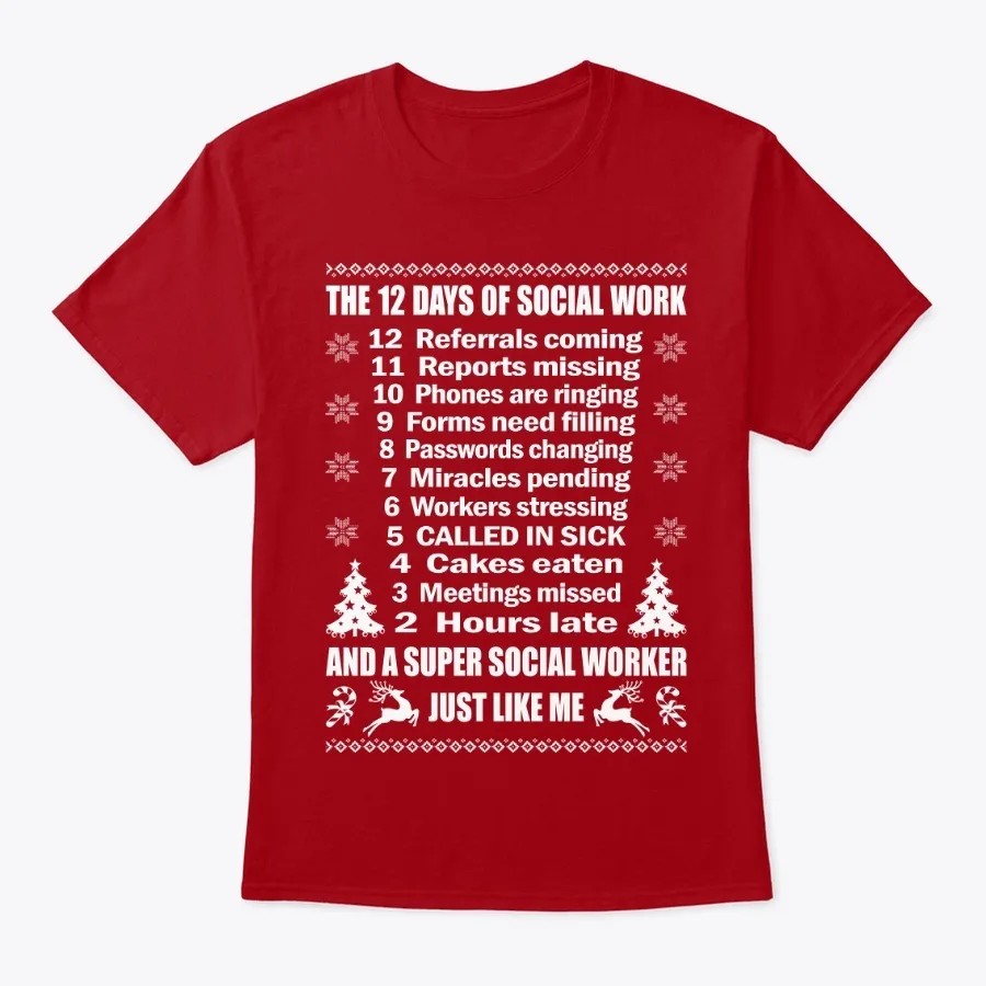 12 Days Of Social Work Christmas Jumper