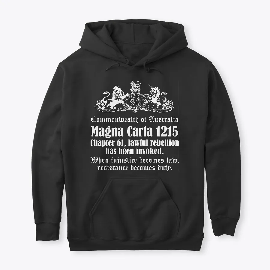 Magna Carta White On Black